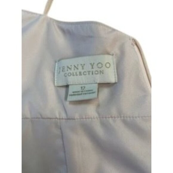 Jenny Yoo Womens Prom Bridal Gown Dusty Rose Built-in Bra Size 12 - Picture 2 of 5